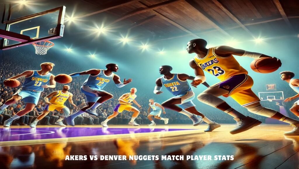 akers vs denver nuggets match player stats