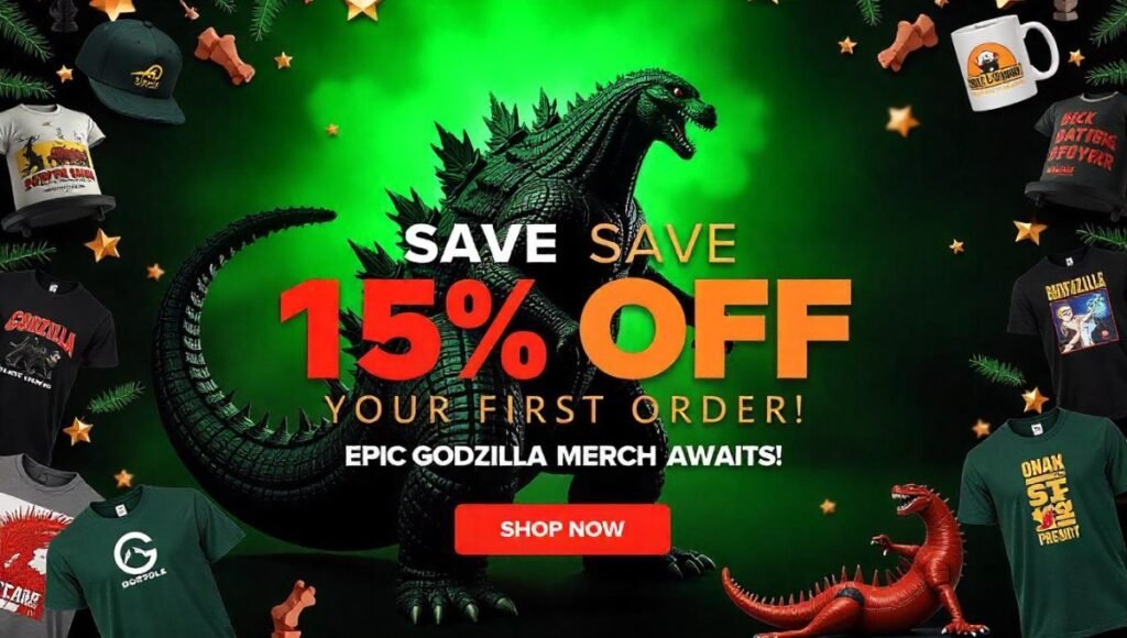 godzilla store 15 off first order