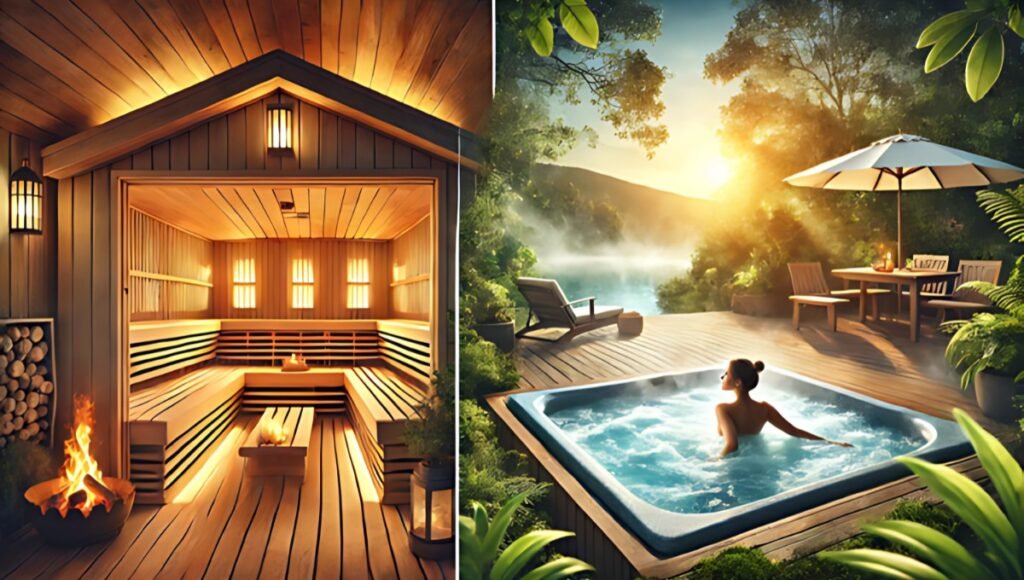 Saunas vs Hot Tubs