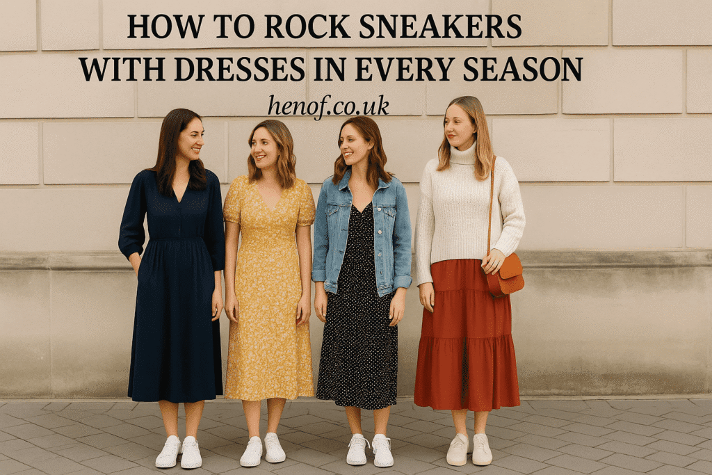 Sneakers with Dresses in Every Season