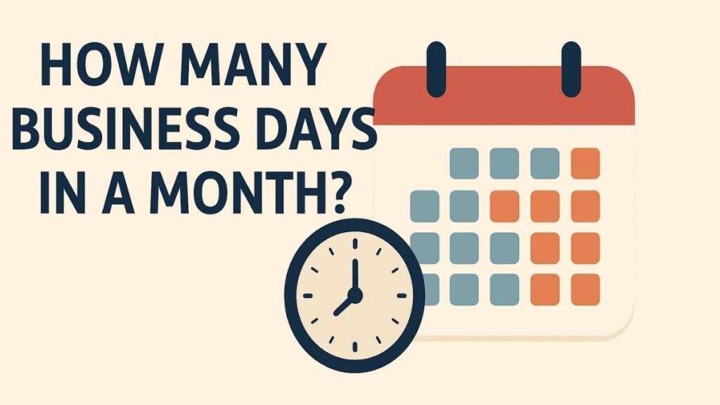 how many business days in a month