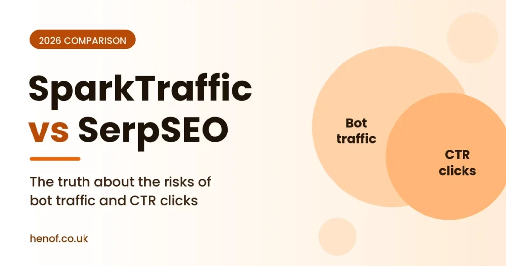 SparkTraffic vs SerpSEO 2026: bot traffic and CTR clicks compared